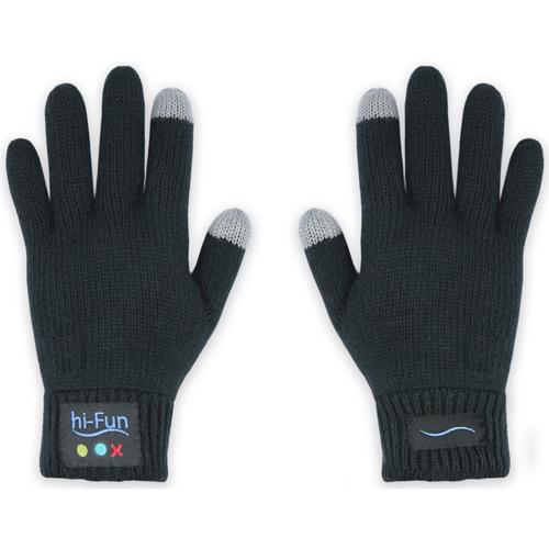 hi-Fun Gants Bluetooth hi-Call pour téléphones Bluetooth - Taille Homme - Noirs